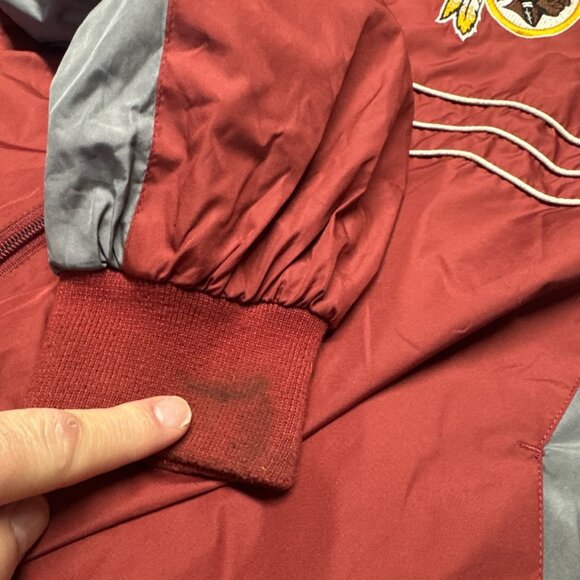 Vintage 90s NFL Washington Redskins Sports Illustrated Windbreaker Jacket Men L - Picture 8 of 9